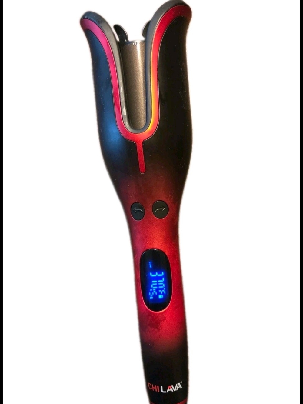 CHI Lava Automatic Curling Iron in Red-Black - Tested Works
